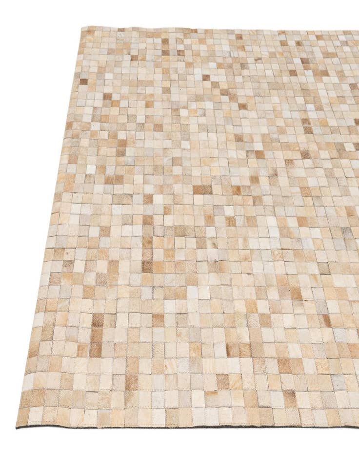 Detail image of  5' 1 x 8' 1 Cowhide - Patchwork Rug