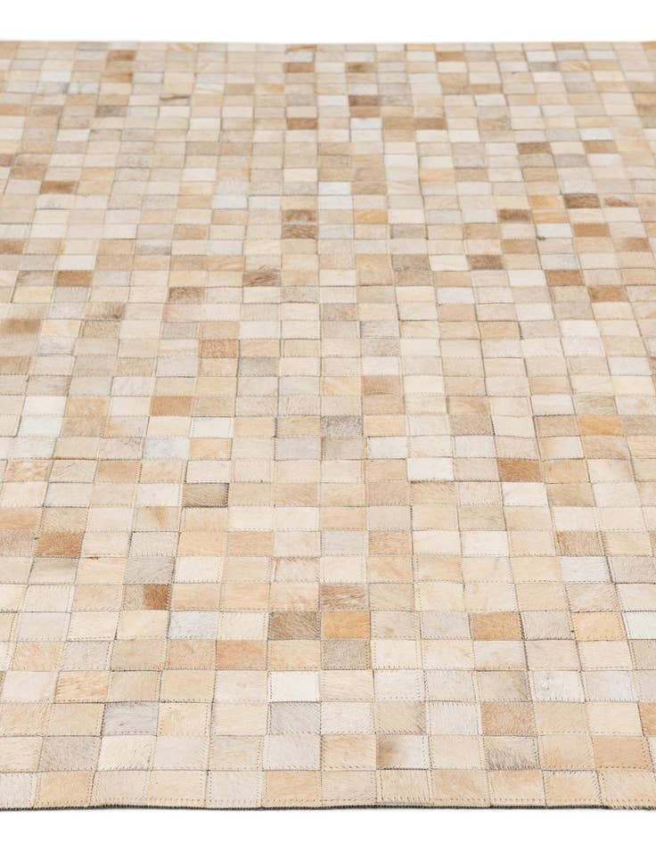 Detail image of  5' 1 x 8' 1 Cowhide - Patchwork Rug