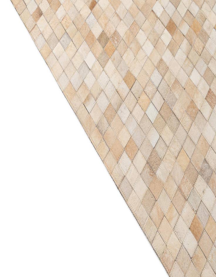 Detail image of  5' 1 x 8' 1 Cowhide - Patchwork Rug