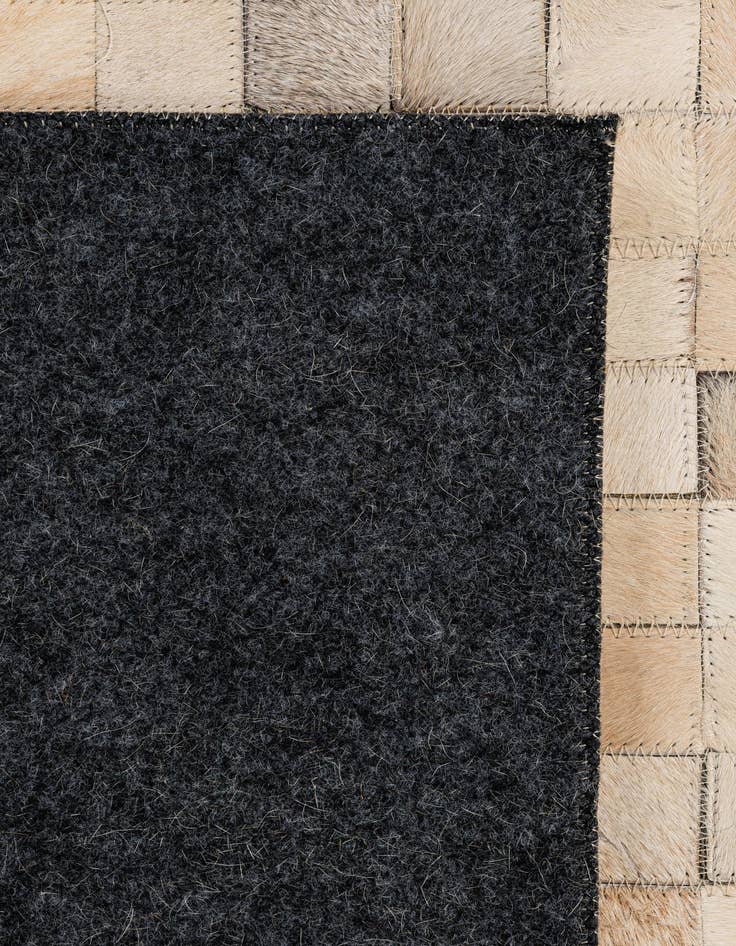 Detail image of  5' 1 x 8' 1 Cowhide - Patchwork Rug