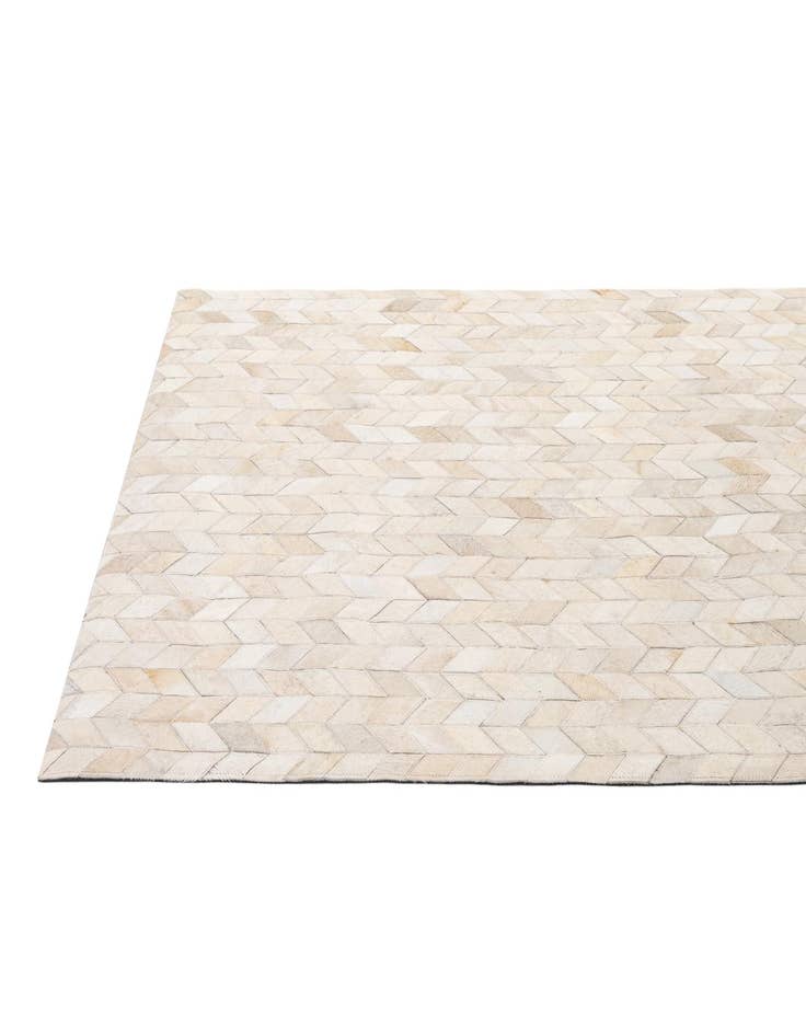 Detail image of  4' x 5' 11 Cowhide - Patchwork Rug