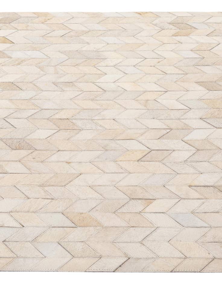 Detail image of  4' x 5' 11 Cowhide - Patchwork Rug