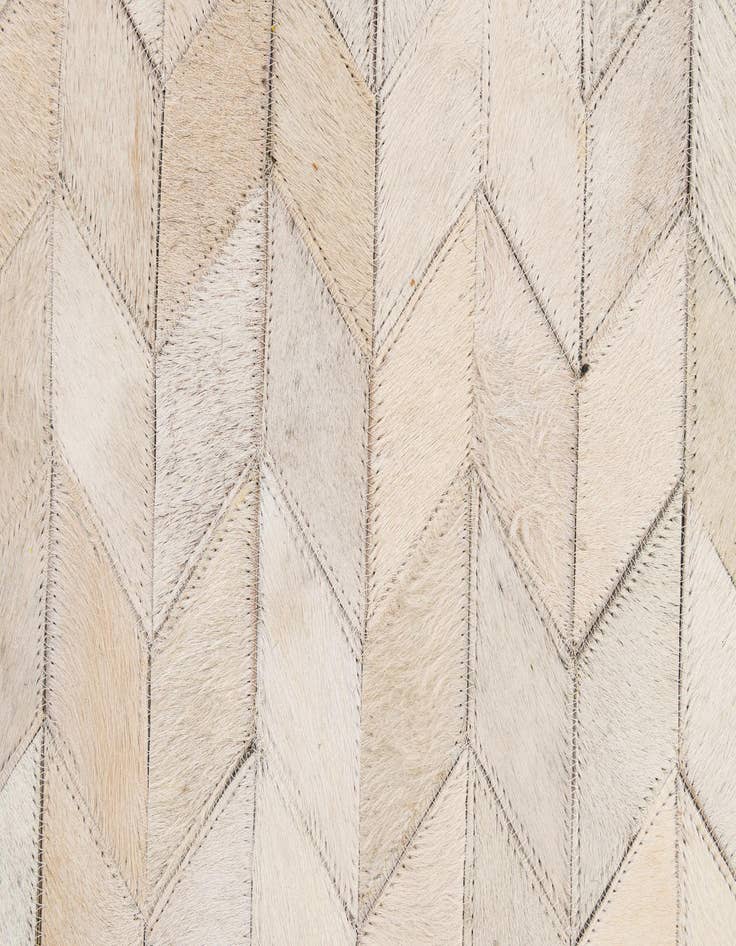 Detail image of  4' x 5' 11 Cowhide - Patchwork Rug