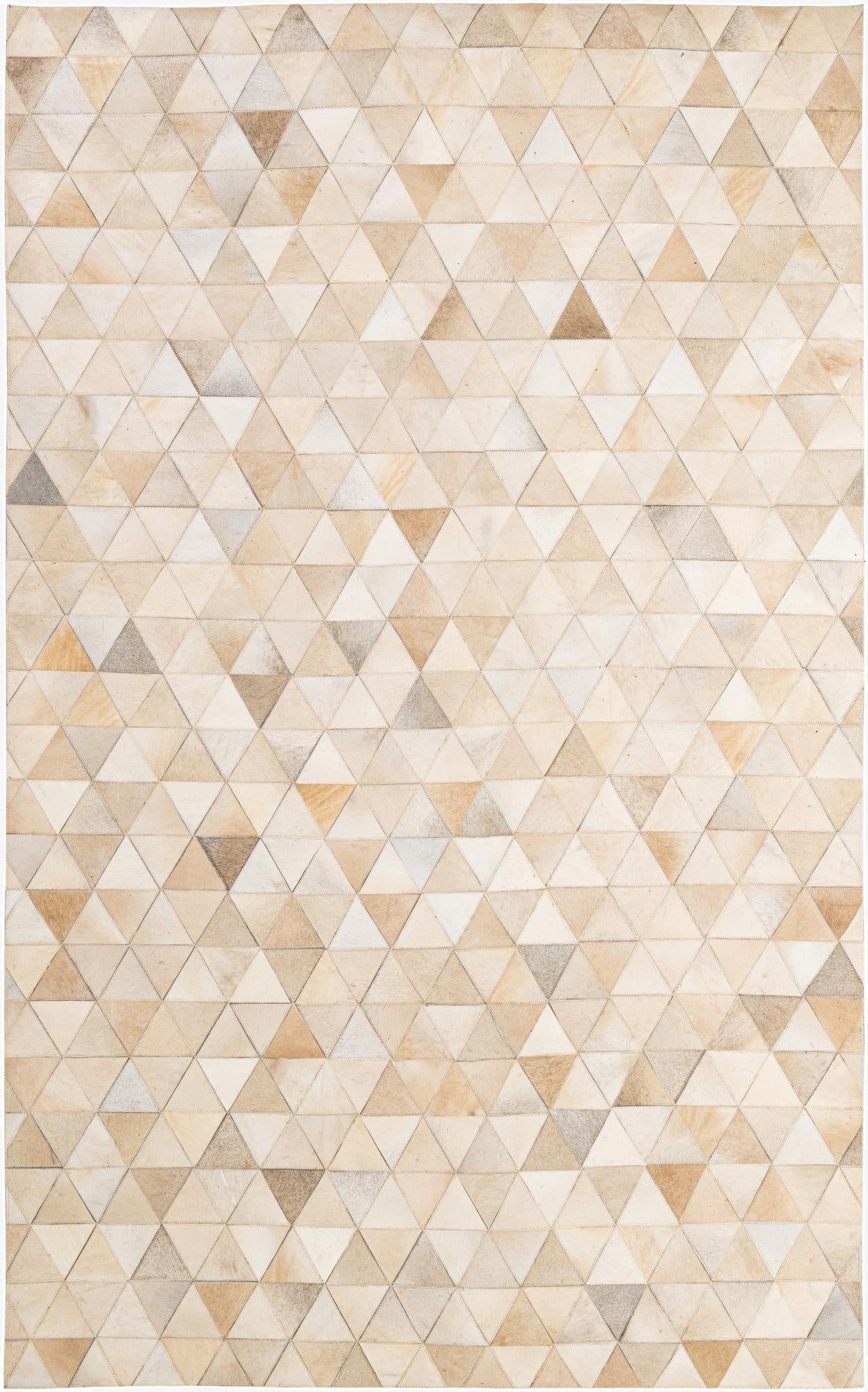 5' 2 x 8' 2 Cowhide - Patchwork Rug