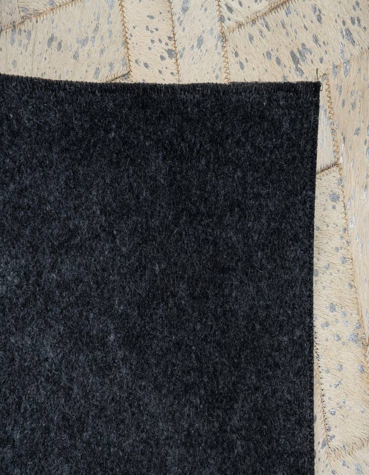 Detail image of  5' x 7' 9 Cowhide Leather Rug