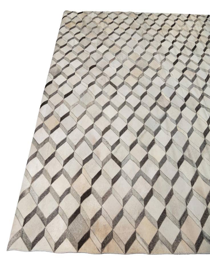 Detail image of 8' x 10' Cowhide Leather Rug