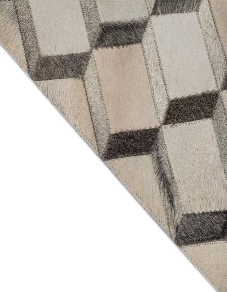 Detail image of 8' x 10' Cowhide Leather Rug