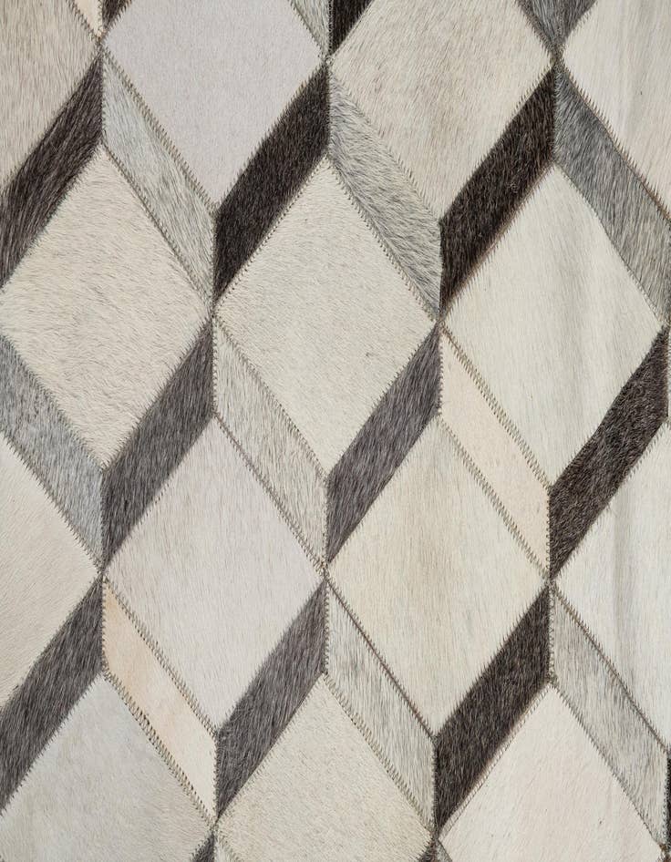 Detail image of 8' x 10' Cowhide Leather Rug