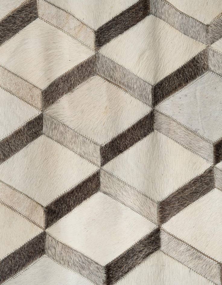 Detail image of 8' x 10' Cowhide Leather Rug