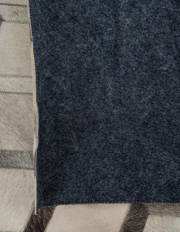 Detail image of 8' x 10' Cowhide Leather Rug