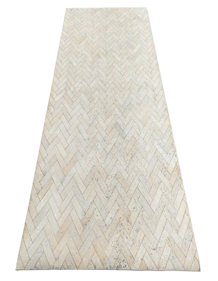 Detail image of  5' x 7' 10 Cowhide Leather Rug