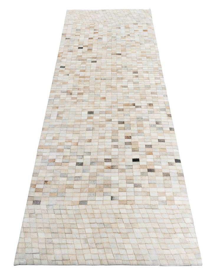 Detail image of  5' x 7' 10 Cowhide Leather Rug