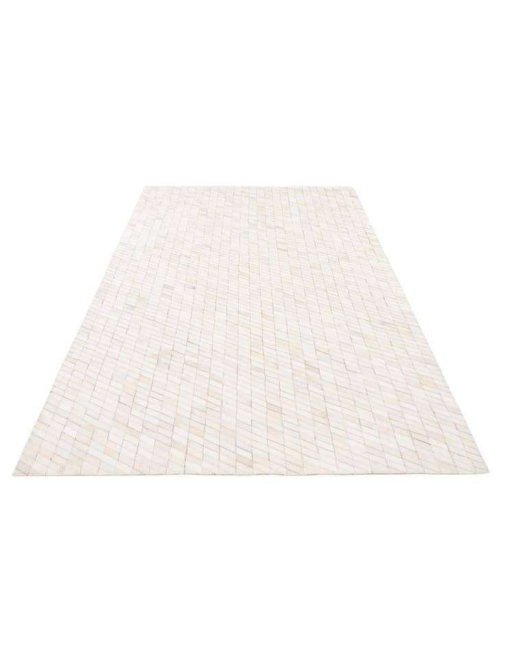 Detail image of  5' x 7' 10 Cowhide Leather Rug