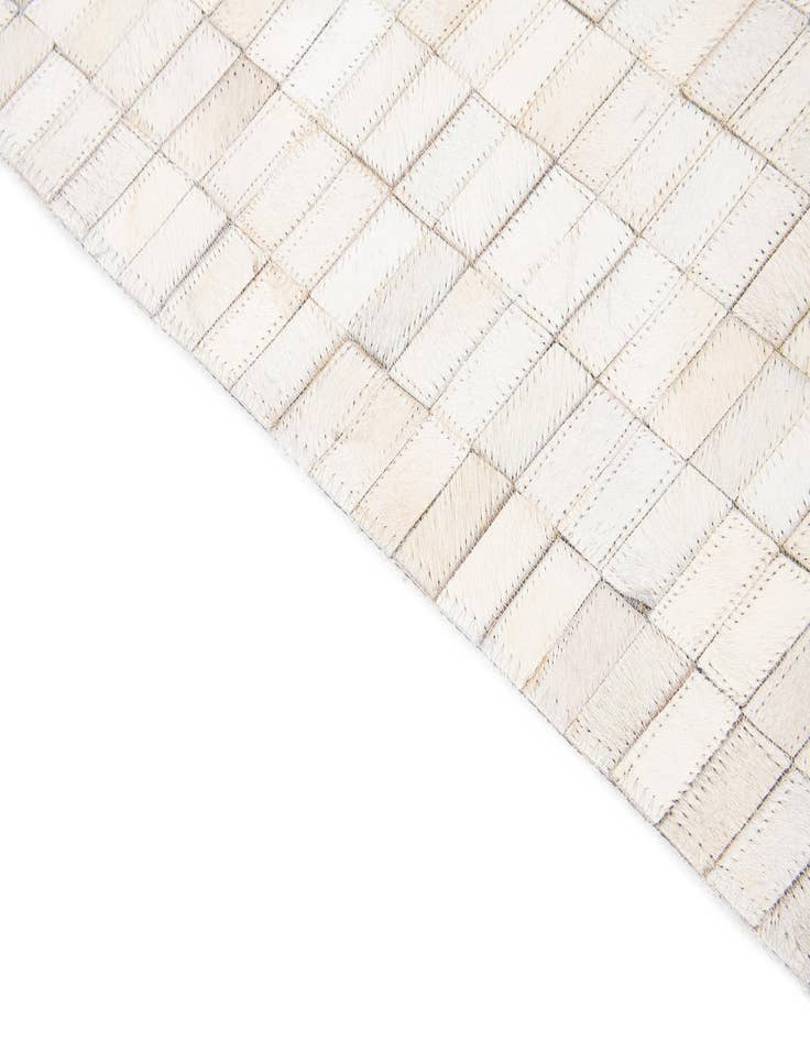 Detail image of  5' x 7' 10 Cowhide Leather Rug