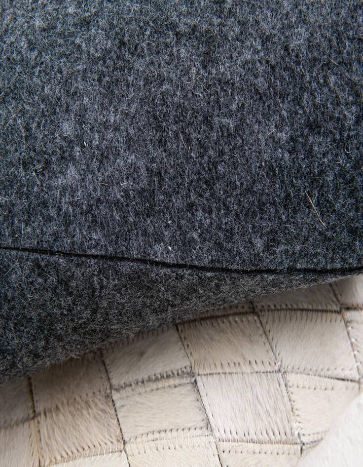 Detail image of  5' x 7' 10 Cowhide Leather Rug