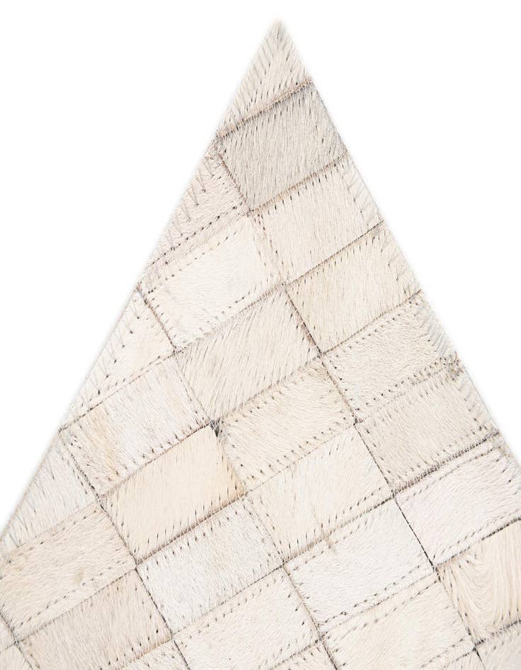 Detail image of  5' x 7' 10 Cowhide Leather Rug