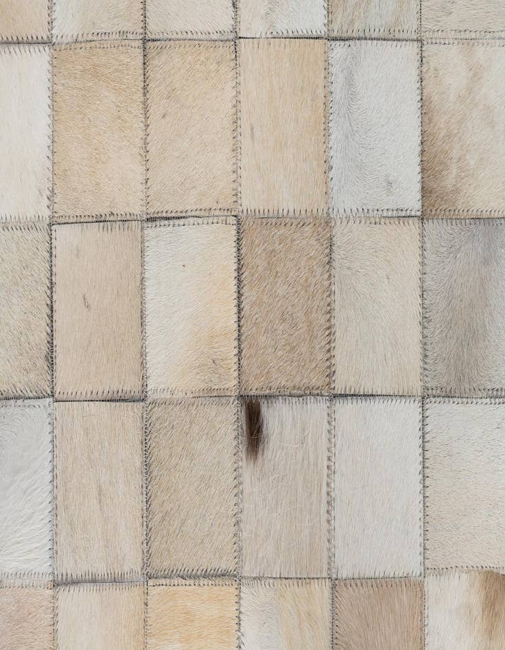 Detail image of  5' x 8' Cowhide Leather Rug