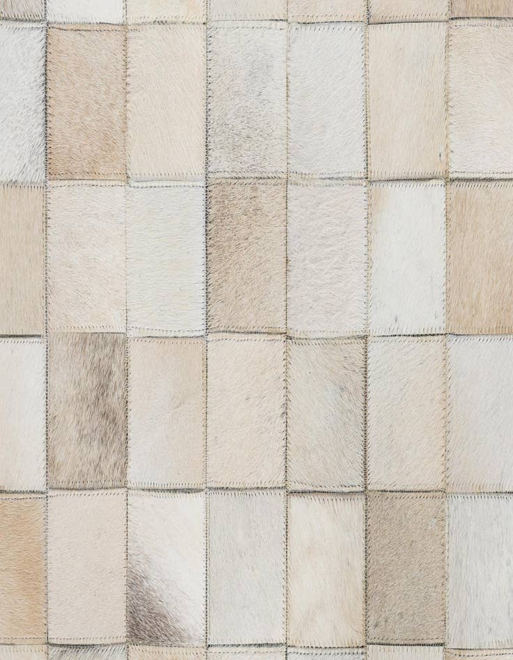 Detail image of  5' 1 x 8' Cowhide Leather Rug