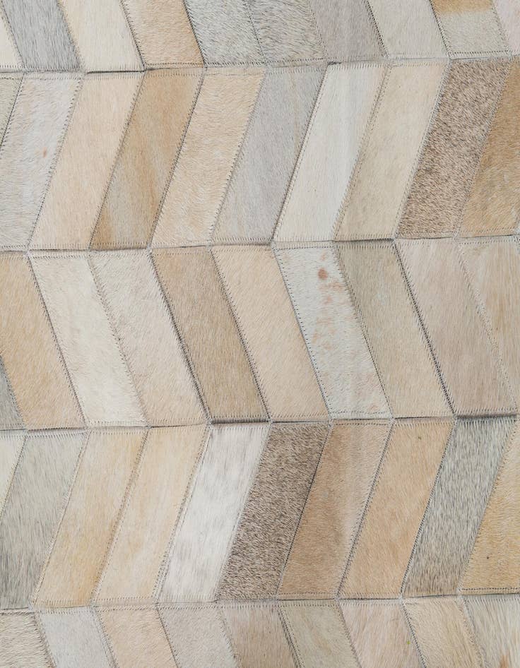 Detail image of  5' x 8' Cowhide Leather Rug