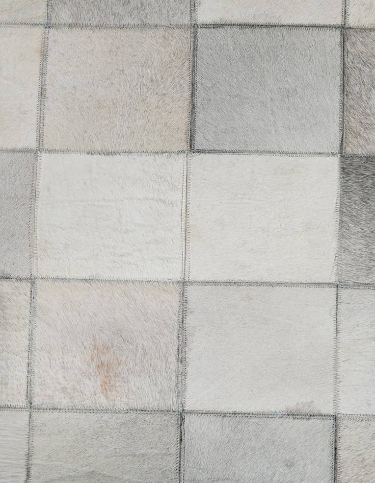 Detail image of  5' x 7' 9 Cowhide Leather Rug