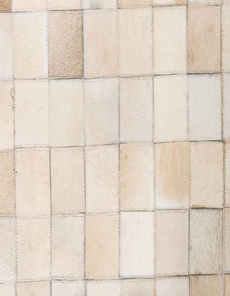 Detail image of  5' x 8' Cowhide Leather Rug