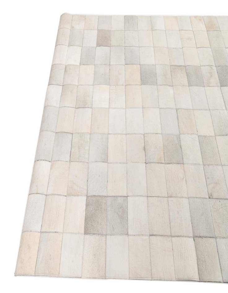 Detail image of  5' x 7' 9 Cowhide Leather Rug