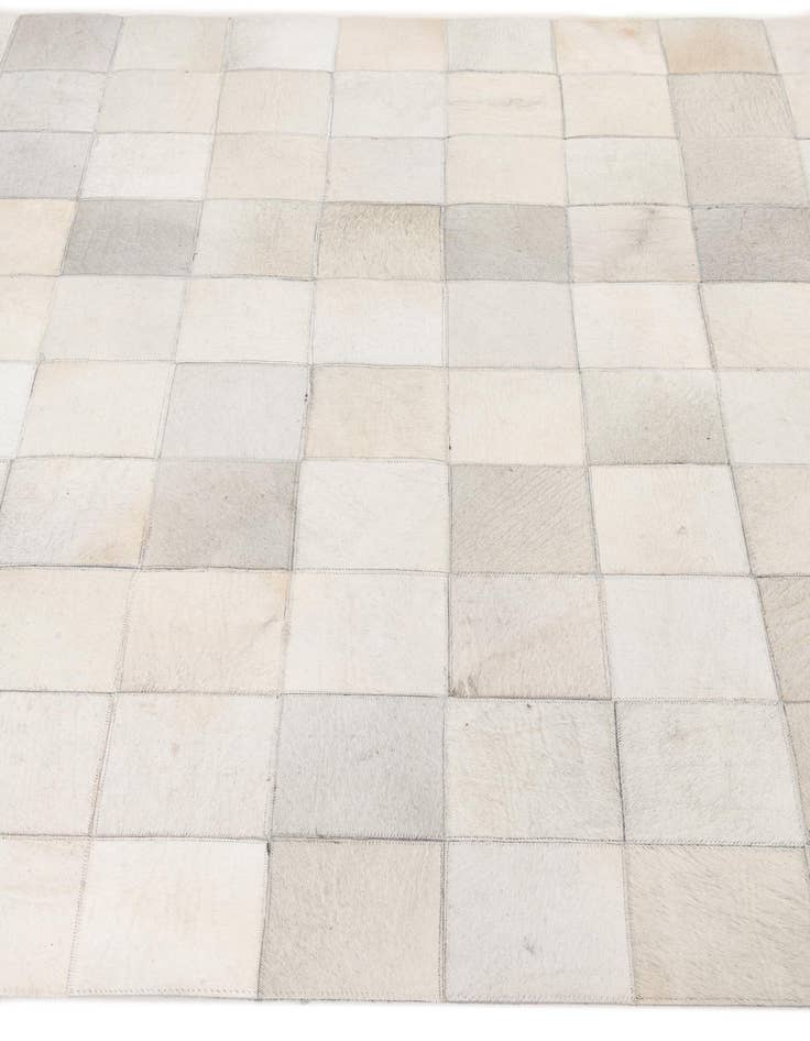 Detail image of  5' x 7' 9 Cowhide Leather Rug