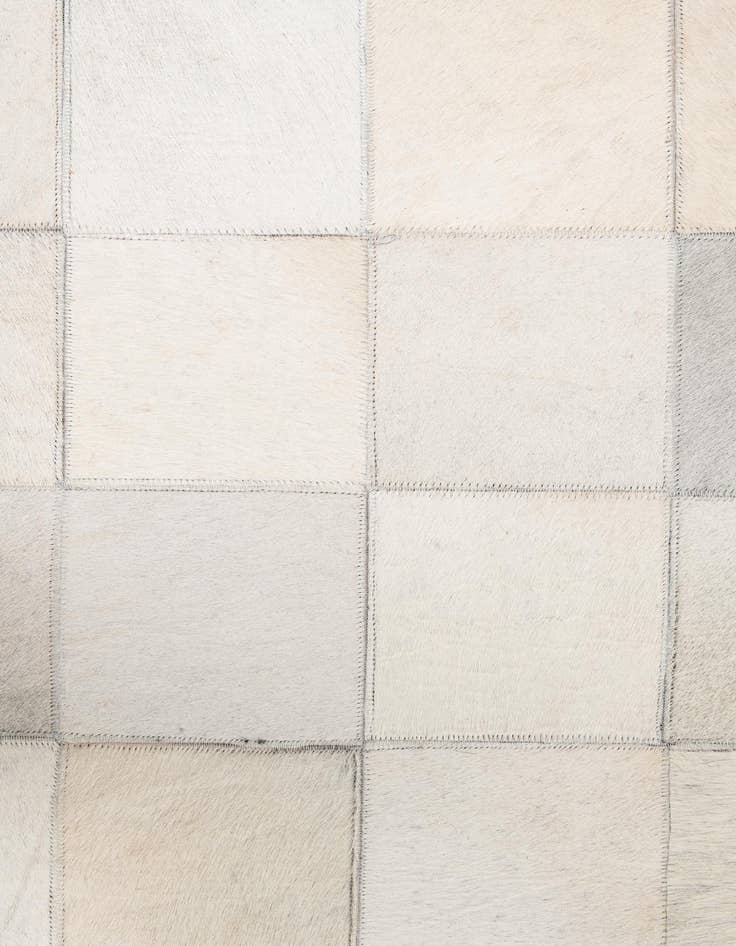 Detail image of  5' x 7' 9 Cowhide Leather Rug