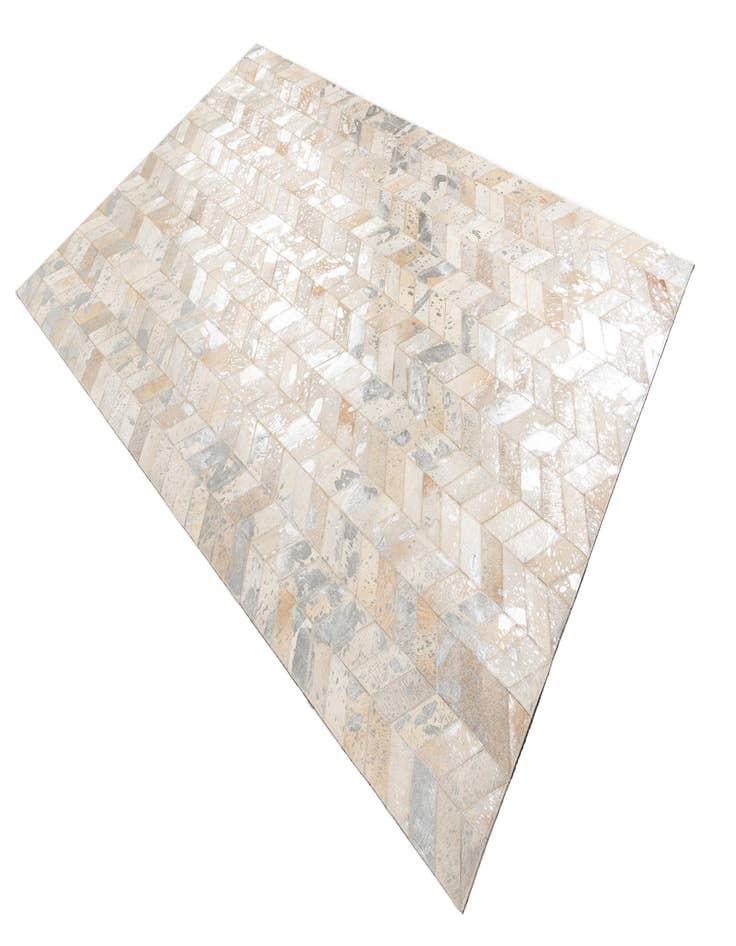 Detail image of  5' x 8' Cowhide Leather Rug