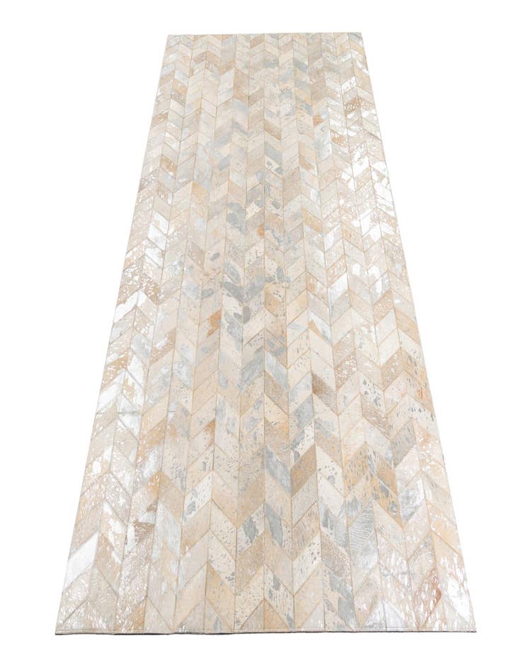 Detail image of  5' x 8' Cowhide Leather Rug