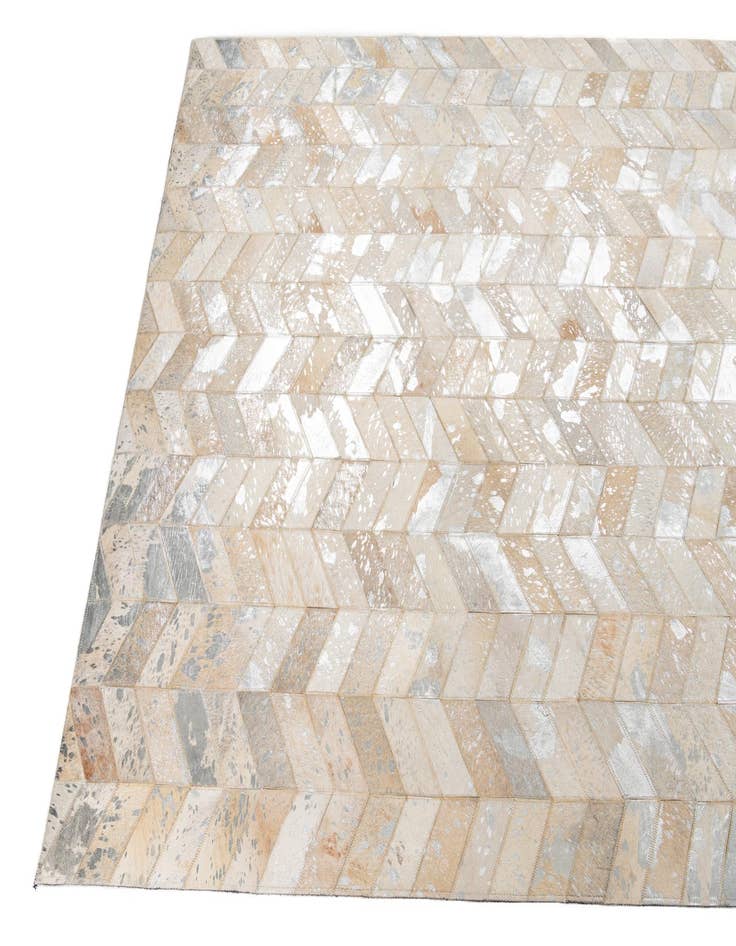 Detail image of  5' x 8' Cowhide Leather Rug