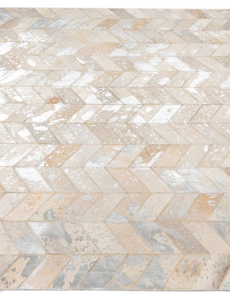 Detail image of  5' x 8' Cowhide Leather Rug