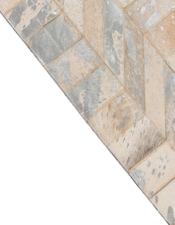 Detail image of  5' x 8' Cowhide Leather Rug