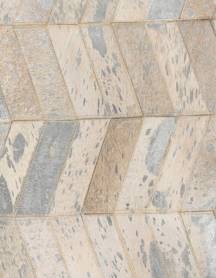 Detail image of  5' x 8' Cowhide Leather Rug