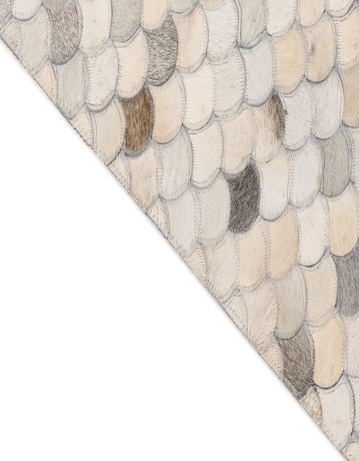 Detail image of  5' x 8' Cowhide Leather Rug