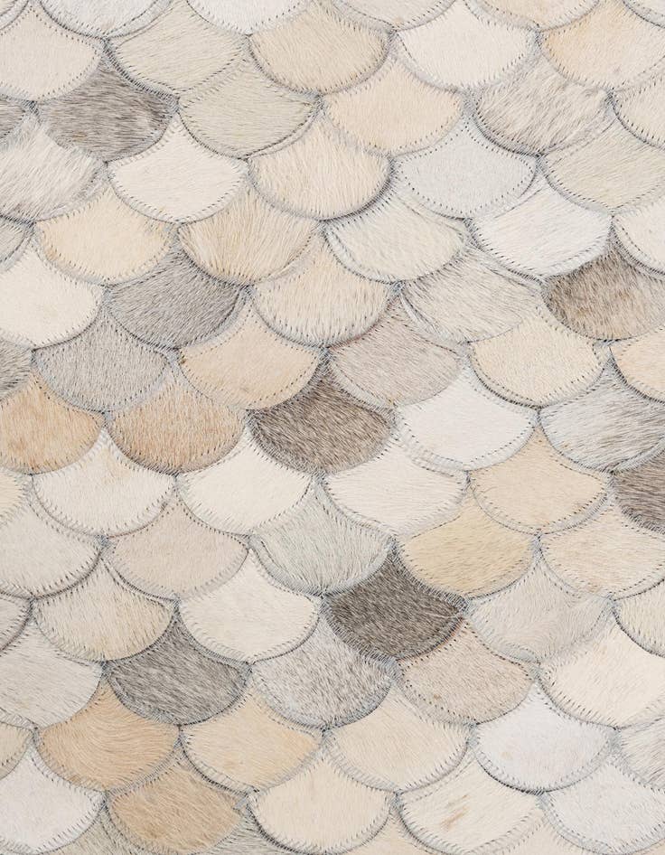 Detail image of  5' x 8' Cowhide Leather Rug