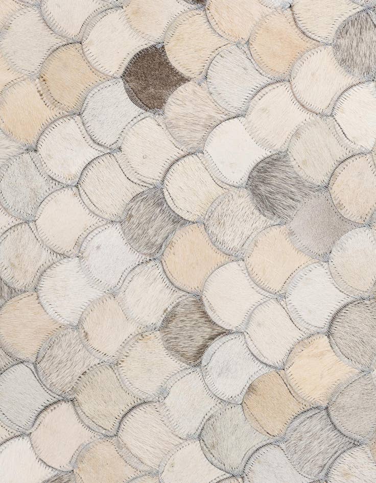 Detail image of  5' x 8' Cowhide Leather Rug