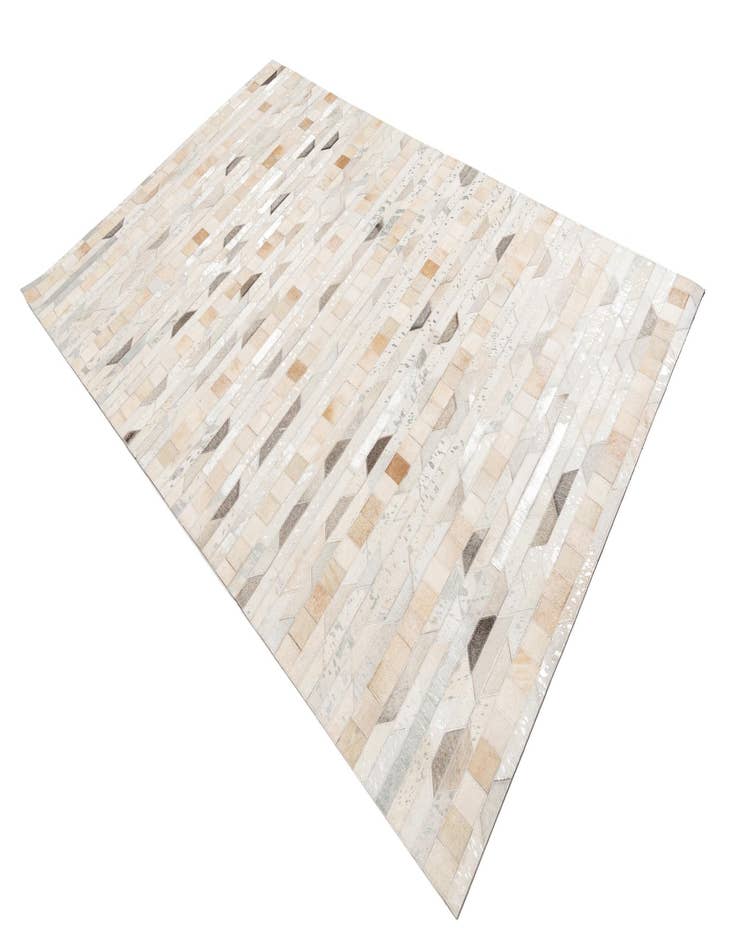 Detail image of  5' x 7' 10 Cowhide Leather Rug