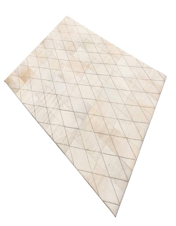 Detail image of  4' 1 x 5' 10 Cowhide Leather Rug