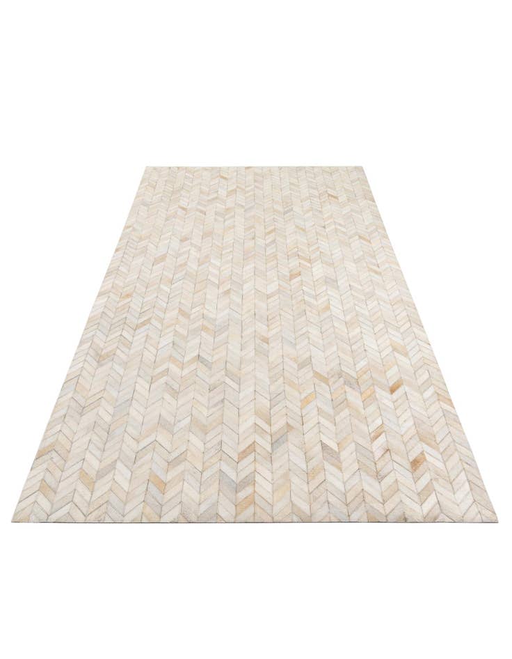 Detail image of  5' x 8' Cowhide Leather Rug