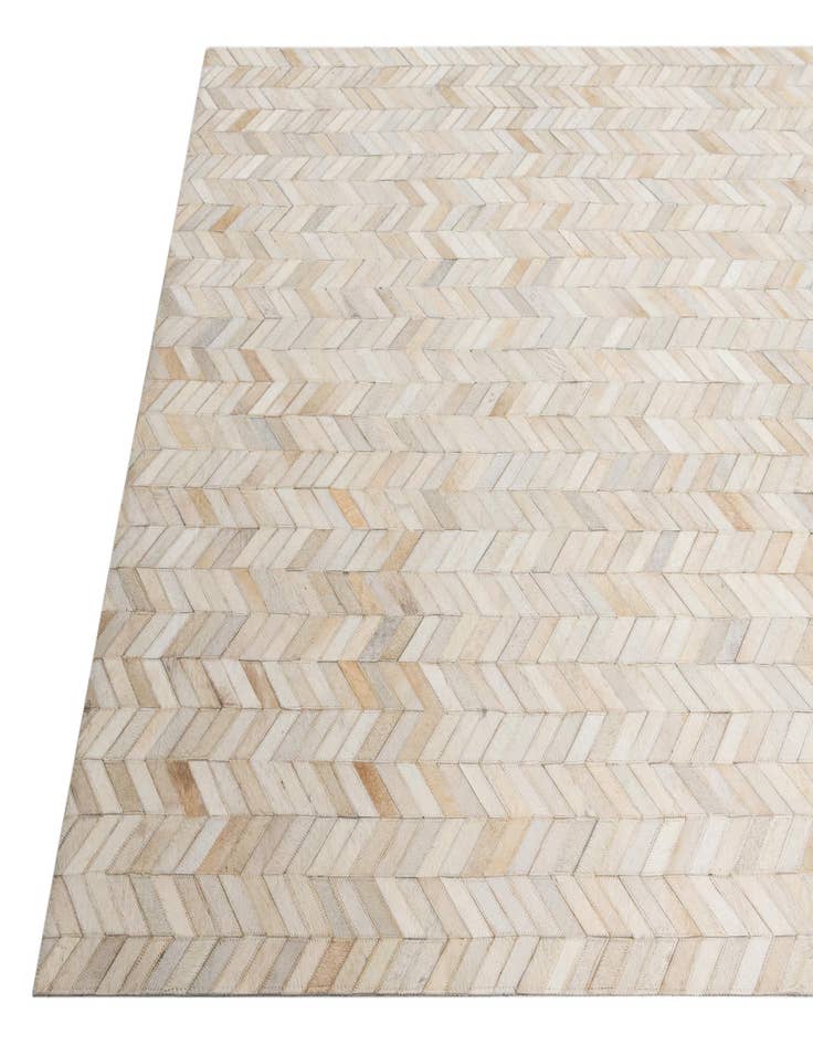 Detail image of  5' x 8' Cowhide Leather Rug