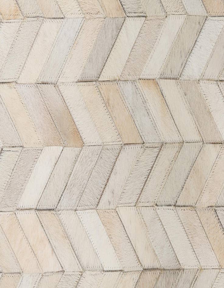 Detail image of  5' x 8' Cowhide Leather Rug