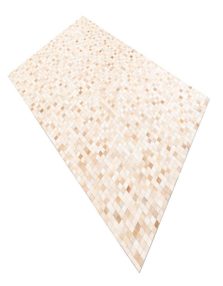 Detail image of  5' 1 x 8' 1 Cowhide Leather Rug