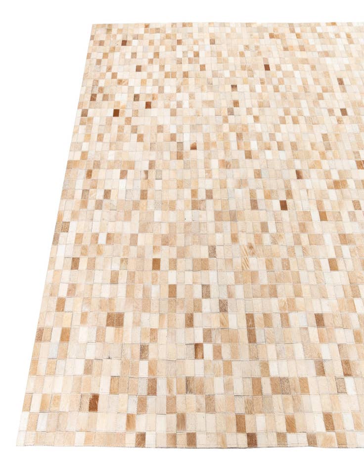 Detail image of  5' x 8' Cowhide Leather Rug