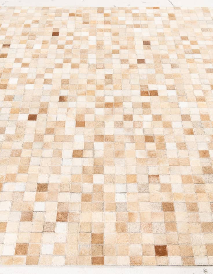 Detail image of  5' x 8' Cowhide Leather Rug