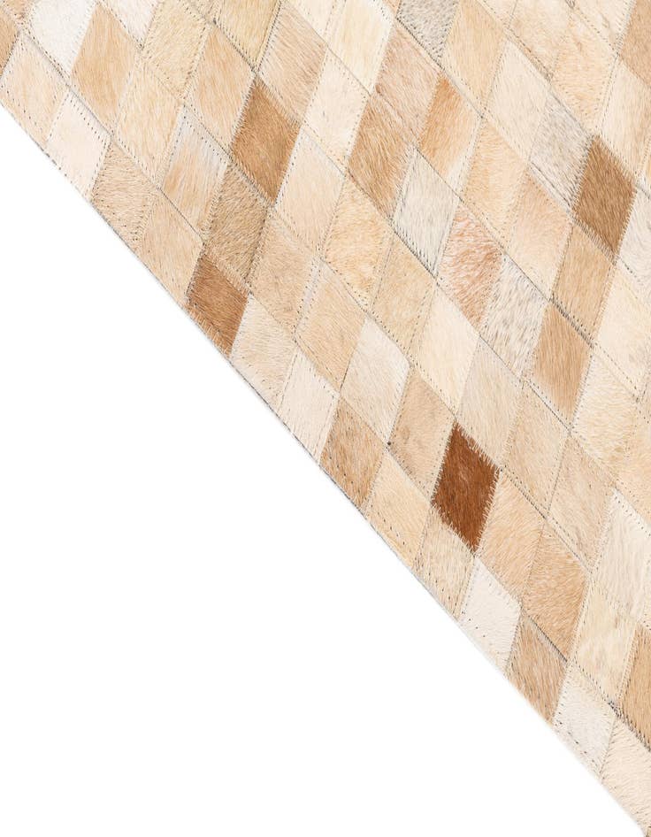 Detail image of  5' x 8' Cowhide Leather Rug