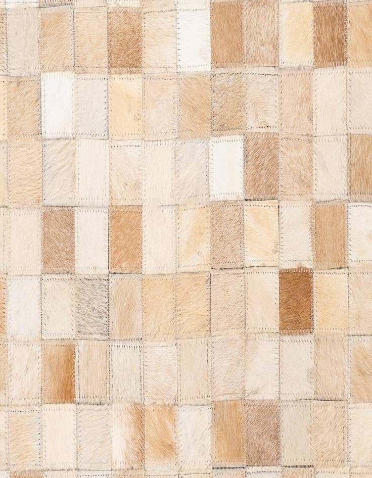 Detail image of  5' x 8' Cowhide Leather Rug