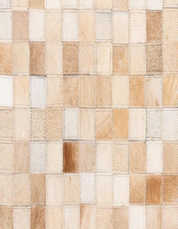 Detail image of  5' x 8' Cowhide Leather Rug