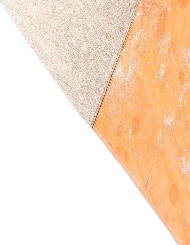 Detail image of  5' x 7' 10 Cowhide Leather Rug