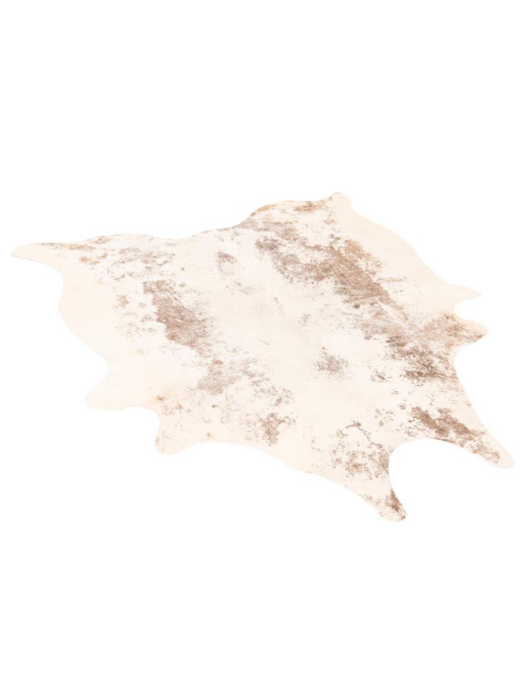 Detail image of  5' 11 x 6' 5 Cowhide Leather Rug